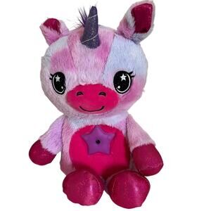Star Bell Dream Lites Pink & Purple Unicorn Huggable Kids Night Light